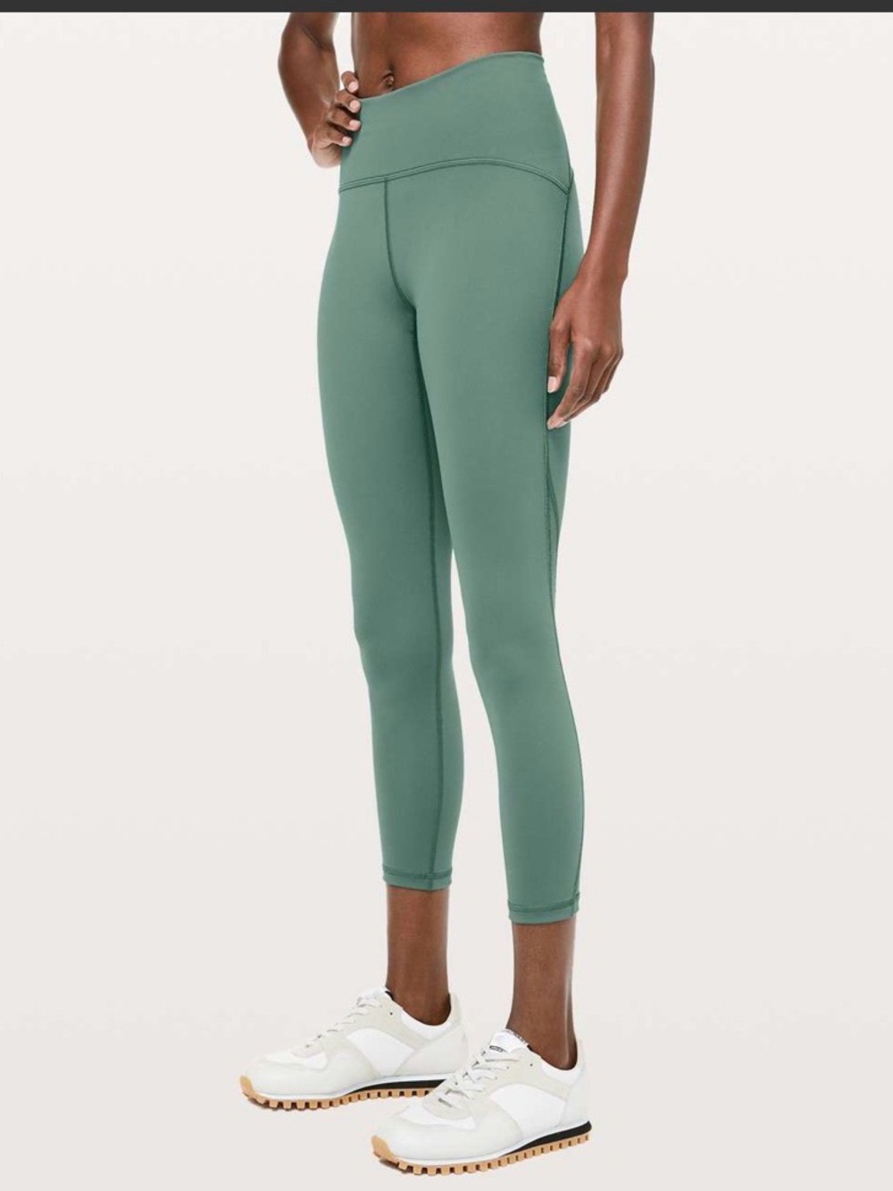 Lululemon Train Times 7/8 Pant *25"
Green Smoke- Sz 6